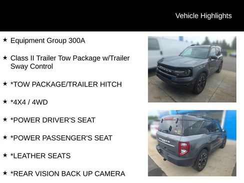 Used 2021 Ford Bronco Sport Outer Banks AWD/4WD image 5
