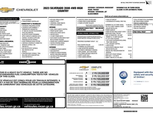 Used 2023 Chevrolet Silverado 3500 High Country w/ Z71 Off-Road Package AWD/4WD image 4