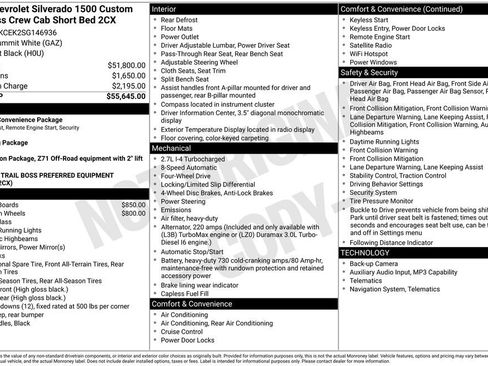 Certified 2025 Chevrolet Silverado 1500 Custom Trail Boss AWD/4WD image 12