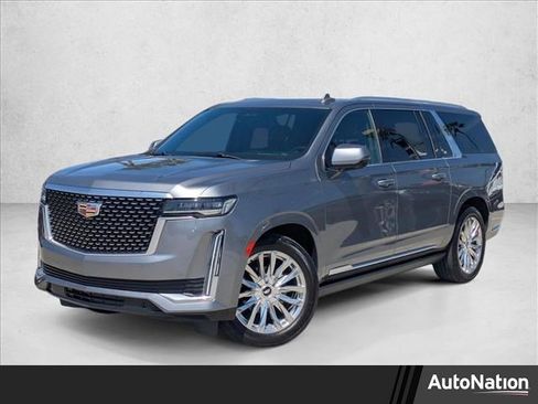 Used 2021 Cadillac Escalade ESV Premium Luxury w/ Driver Assist Tech Package AWD/4WD image 1