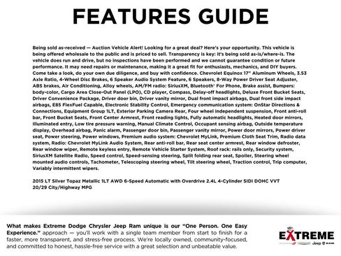 Used 2015 Chevrolet Equinox LT w/ Driver Convenience Package image 2