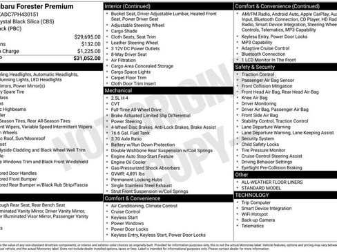 Used 2023 Subaru Forester Premium AWD/4WD image 7