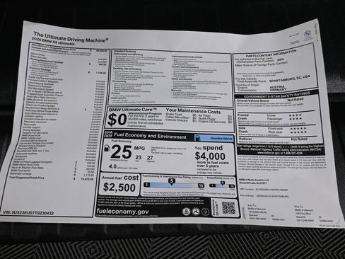 Used 2026 BMW X5 xDrive40i w/ Premium Package image 37