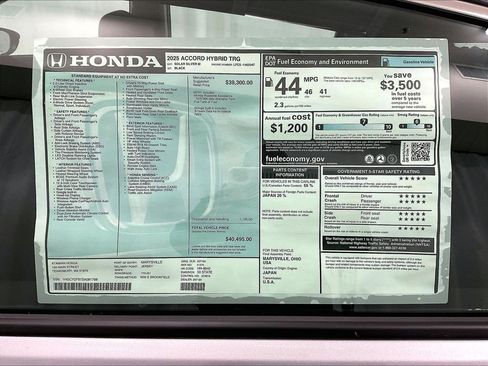 New 2025 Honda Accord Touring image 18