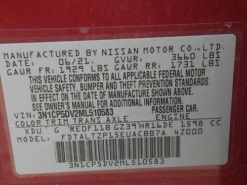 Used 2021 Nissan Kicks SR w/ SR Premium Package FWD image 33