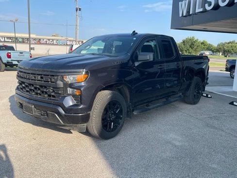 Used 2023 Chevrolet Silverado 1500 Custom w/ LPO, Dark Essentials Package AWD/4WD image 2