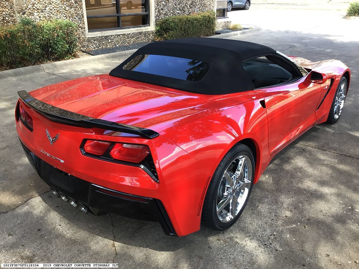 Used 2015 Chevrolet Corvette Stingray Convertible w/ 3LT Preferred Equipment Group RWD image 4