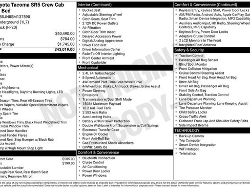 Used 2025 Toyota Tacoma SR5 AWD/4WD image 35
