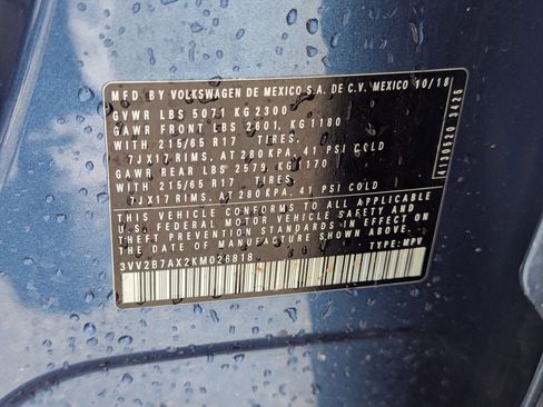 Used 2019 Volkswagen Tiguan SE w/ Panoramic Sunroof Package image 36