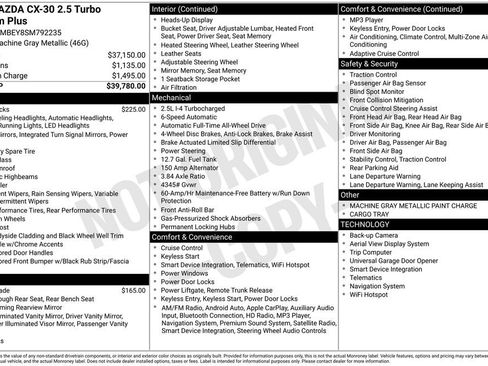 Used 2025 MAZDA CX-30 2.5 Turbo w/ Premium Plus Pkg image 6