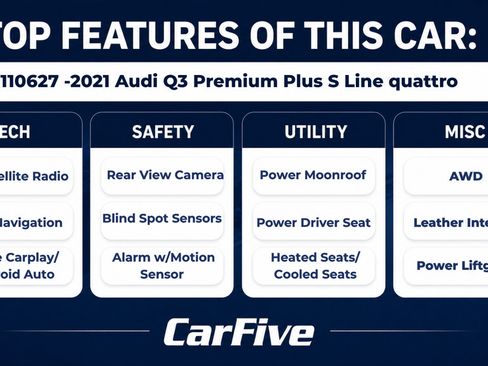 Used 2021 Audi Q3 2.0T Premium Plus w/ Premium Plus Package AWD/4WD image 28