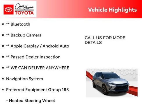 Used 2024 Chevrolet Blazer RS w/ Driver Confidence II Package FWD image 5