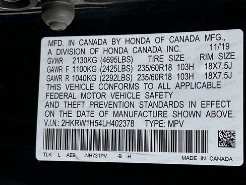 Used 2020 Honda CR-V EX image 39