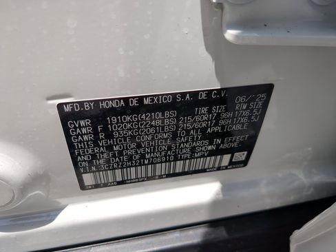 New 2026 Honda HR-V LX image 35