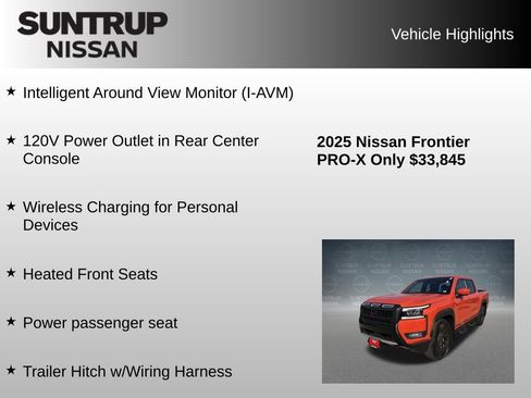 Used 2025 Nissan Frontier Pro-X w/ Pro Convenience Package RWD image 24