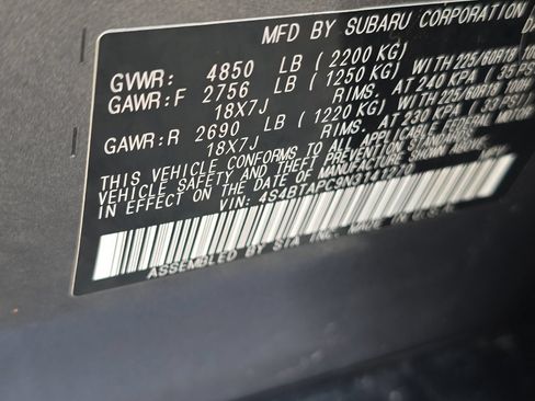 Used 2022 Subaru Outback Touring AWD/4WD image 24