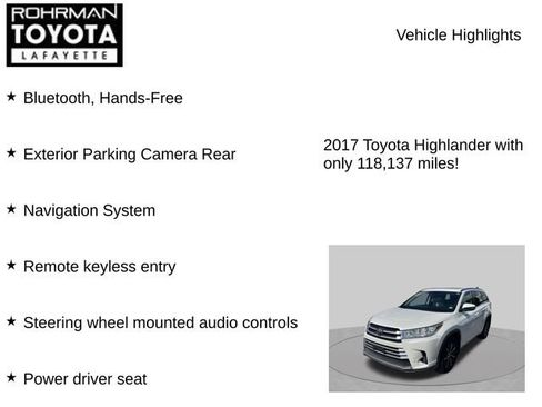 Used 2017 Toyota Highlander XLE w/ Protection Package #3 AWD/4WD image 8