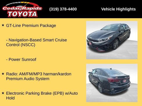 Used 2022 Kia Forte GT-Line w/ GT-Line Premium Package FWD image 29