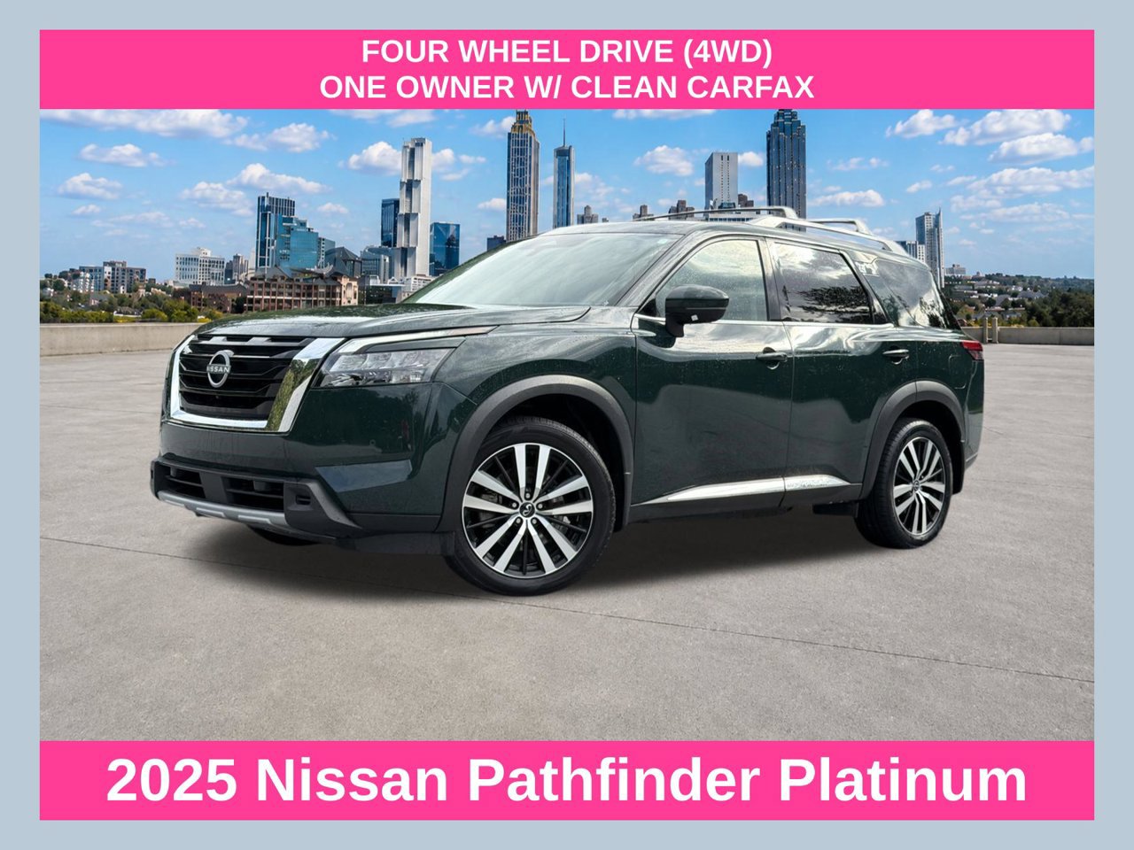 Used 2025 Nissan Pathfinder Platinum w/ Cargo Package AWD/4WD 360° Tour