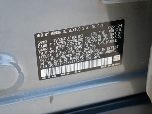 Certified 2024 Honda HR-V Sport image 28