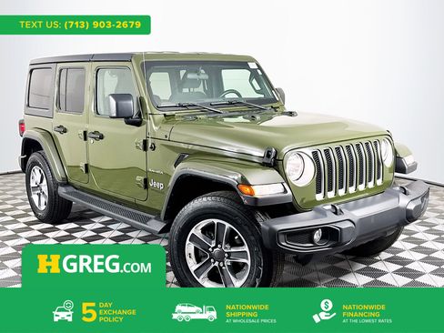 Used 2021 Jeep Wrangler Unlimited Sahara image 1