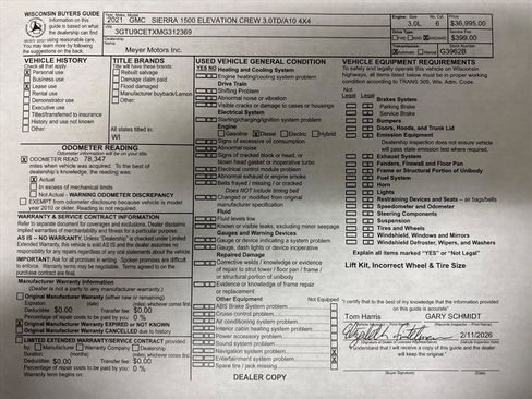 Used 2021 GMC Sierra 1500 Elevation w/ Preferred Package image 29