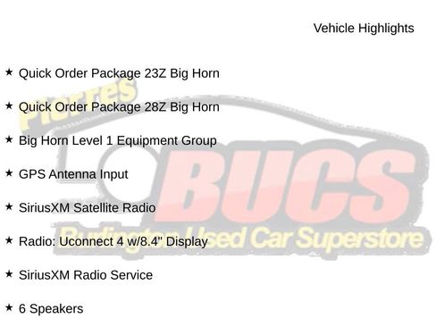 Used 2021 RAM 1500 Big Horn RWD image 2