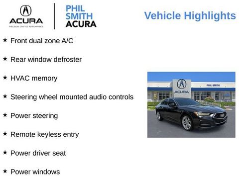 Used 2021 Acura TLX w/ Technology Package FWD image 8