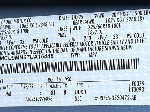 New 2026 Ford Escape ST-Line w/ Tech Pack #1 image 46