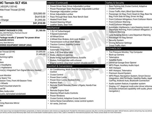 Used 2023 GMC Terrain SLT w/ Infotainment Package II AWD/4WD image 23