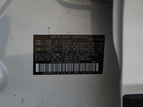 Used 2022 Subaru Outback Premium w/ Popular Package #1 AWD/4WD image 43