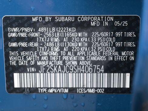 Certified 2025 Subaru Forester Wilderness w/ Convenience Package AWD/4WD image 37