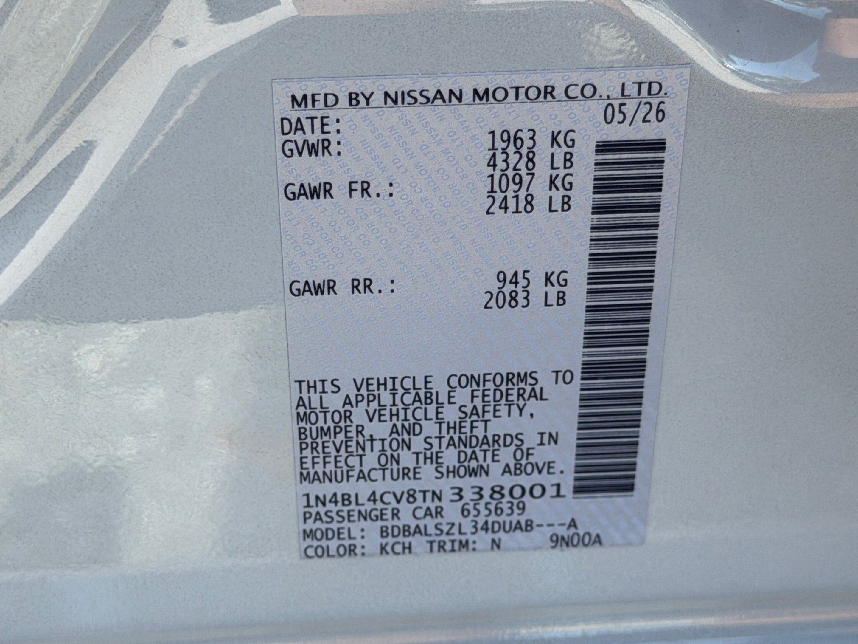 Used 2026 Nissan Altima 2.5 SR w/ SR Premium Package FWD image 37
