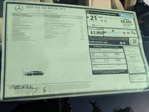 New 2026 Mercedes-Benz GLE 450 4MATIC image 16