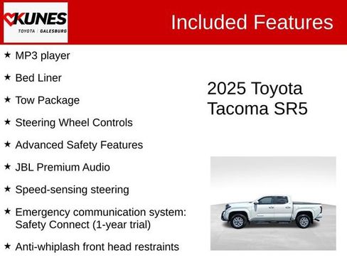 Used 2025 Toyota Tacoma SR5 AWD/4WD image 3