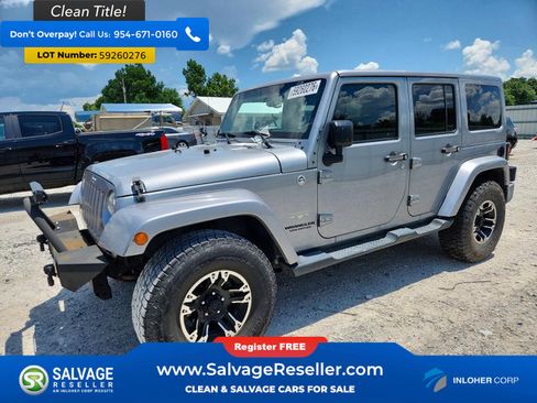 Used 2015 Jeep Wrangler Unlimited Sahara w/ Connectivity Group AWD/4WD image 1