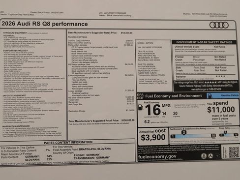 New 2026 Audi RS Q8 performance AWD/4WD image 41