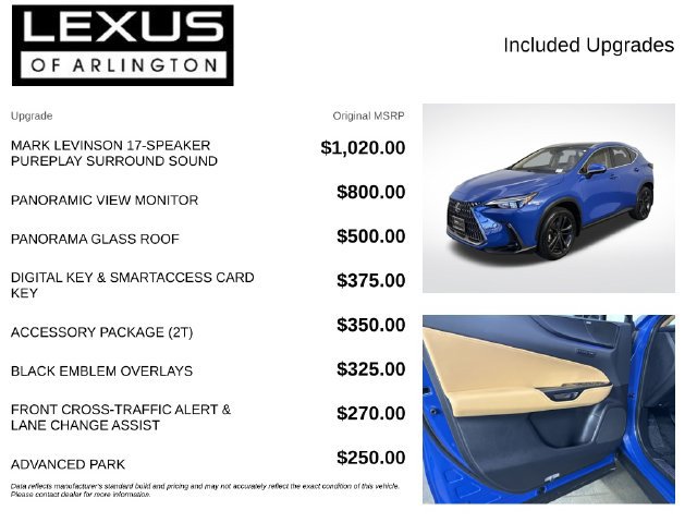 Used 2026 Lexus NX 450h+ AWD w/ Accessory Package (2T) image 4