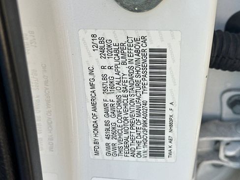 Used 2019 Honda Accord Touring image 27