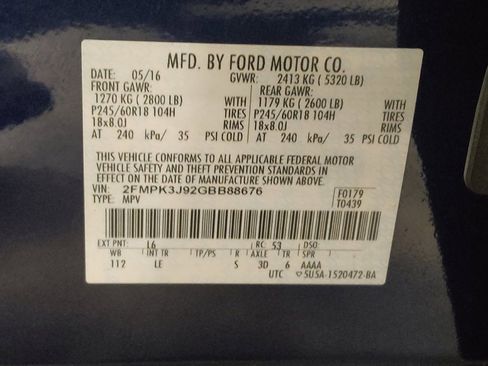 Used 2016 Ford Edge SEL w/ Equipment Group 201A image 33