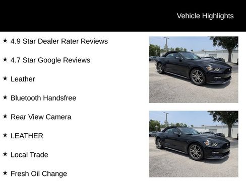 Used 2017 Ford Mustang Premium RWD image 6