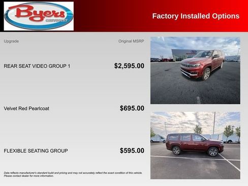 Used 2024 Jeep Grand Wagoneer Series III w/ Rear Seat Video Group 1 image 10