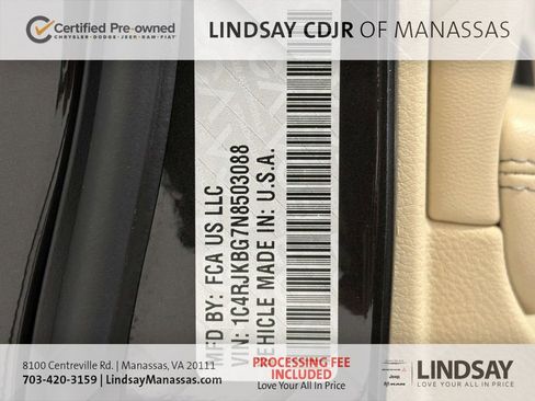 Certified 2022 Jeep Grand Cherokee L Limited AWD/4WD image 33
