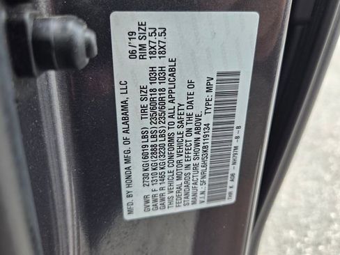 Used 2019 Honda Odyssey EX image 18