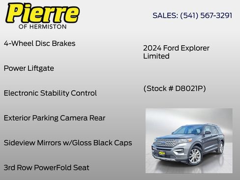 Used 2024 Ford Explorer Limited AWD/4WD image 20