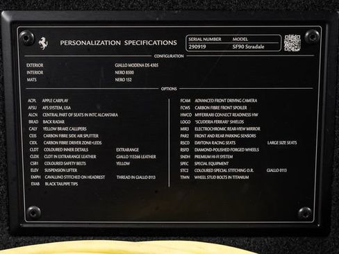 Certified 2023 Ferrari SF90 Stradale AWD/4WD image 19