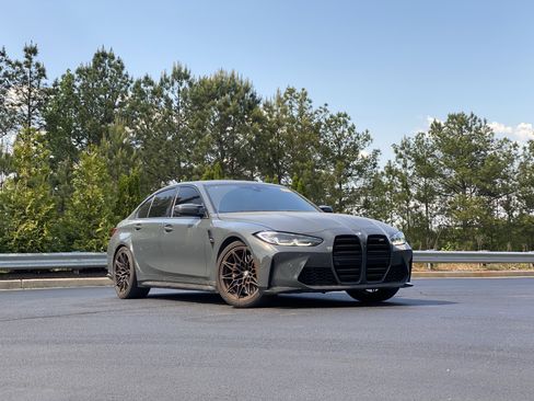 Used 2021 BMW M3 w/ Parking Assistance Package RWD image 2