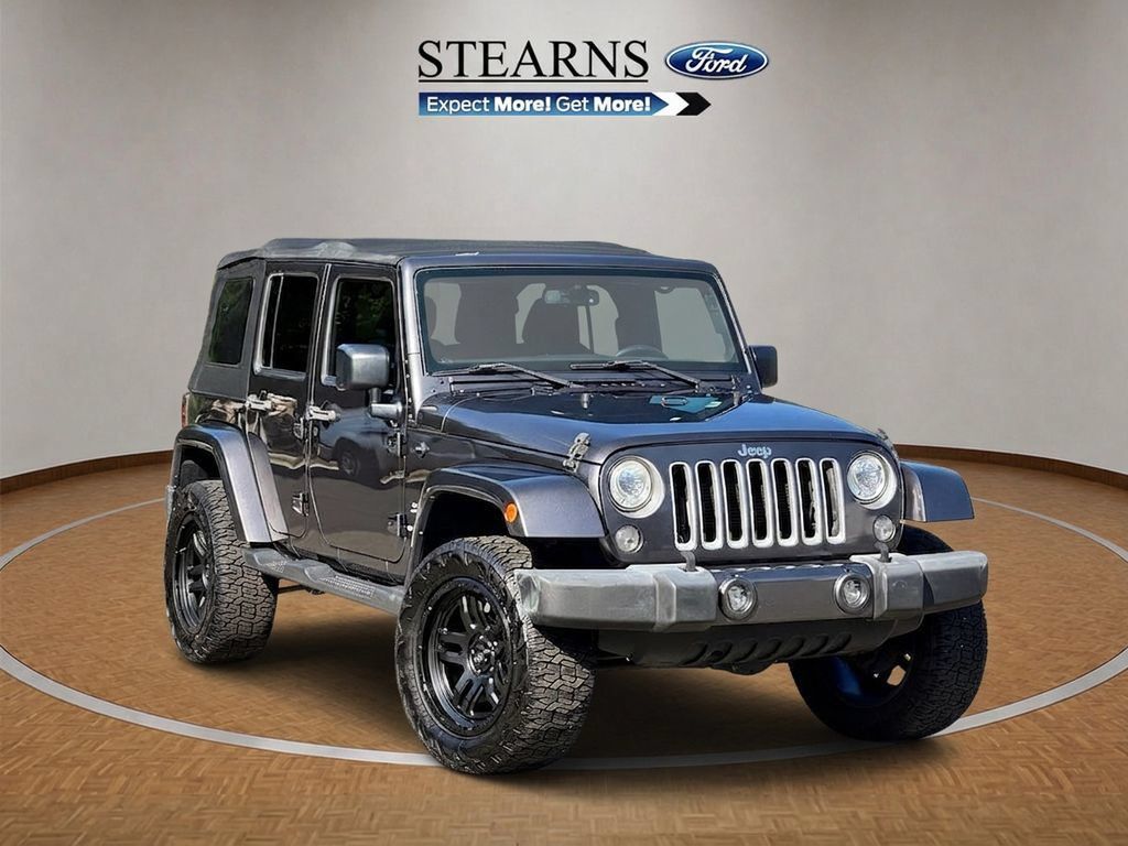 Used 2017 Jeep Wrangler Unlimited Sahara w/ Connectivity Group AWD/4WD image 1