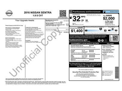 Used 2016 Nissan Sentra S