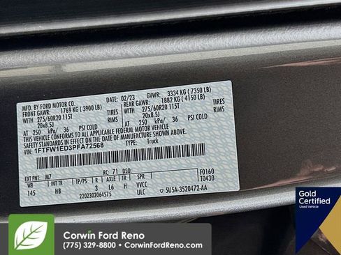 Certified 2023 Ford F150 Lariat w/ Equipment Group 502A High image 36